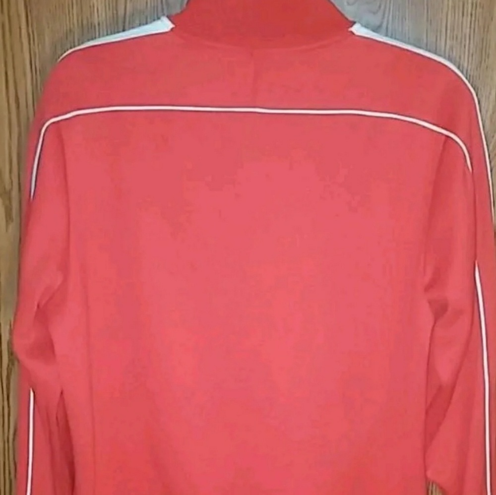 NIKE Cornell University Warm Up Jacket Large RED - Picture 2 of 3